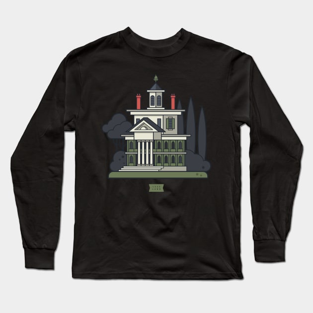 The Haunted Mansion Long Sleeve T-Shirt by 1955 LAND DESIGNS